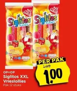 Vomar Voordeelmarkt Siglitos XXL Vrieslollies aanbieding