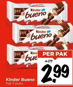 Vomar Voordeelmarkt Kinder Bueno aanbieding