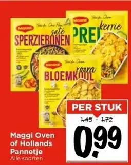 Vomar Voordeelmarkt Maggi Oven of Hollands Pannetje aanbieding