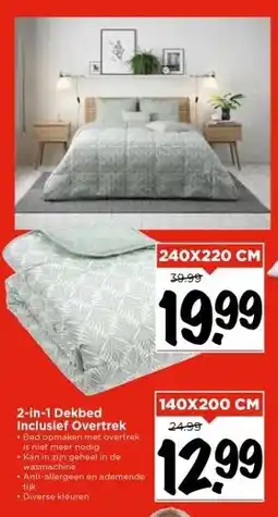 Vomar Voordeelmarkt 2-in-1 Dekbed Inclusief Overtrek aanbieding