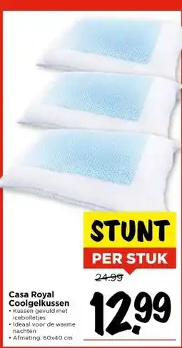 Vomar Voordeelmarkt Casa Royal Coolgelkussen aanbieding