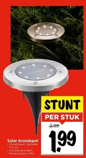 Vomar Voordeelmarkt Solar Grondspot aanbieding