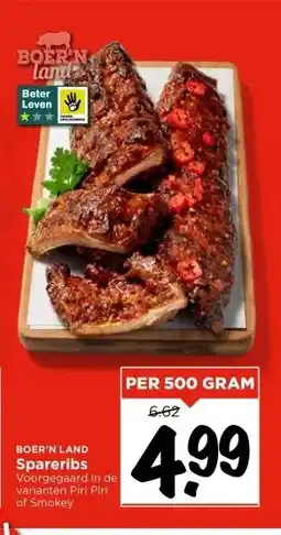 Vomar Voordeelmarkt BOER'N LAND Spareribs aanbieding