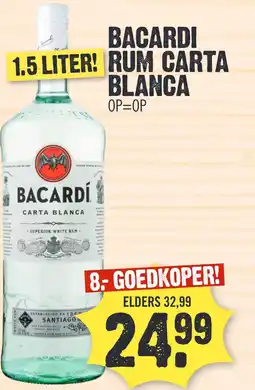 Super Dirck 3 BACARDI ! RUM CARTA BLANCA aanbieding