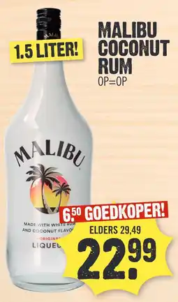 Super Dirck 3 MALIBU COCONUT RUM aanbieding