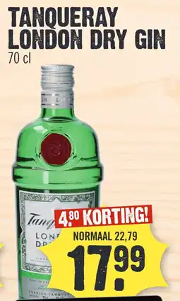 Super Dirck 3 TANQUERAY LONDON DRY GIN aanbieding