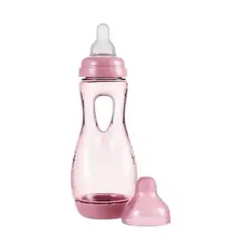 Wehkamp Difrax Handgreep Babyfles Anti Koliek - 240 ml - Roze - Anti Colic tegen krampjes aanbieding