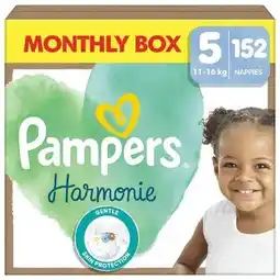 Wehkamp Pampers Harmonie Maat 5 maandbox - 152 luiers - 11kg-16kg aanbieding