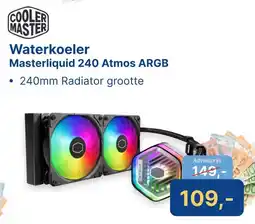Levix Computershop COOLER MASTER Waterkoeler Masterliquid 240 Atmos ARGB aanbieding