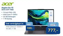 Levix Computershop acer Aspire Go 15 AG15-51P-74B9 aanbieding