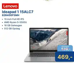 Levix Computershop Lenovo Ideapad 1 15ALC7 82R400F5MH aanbieding