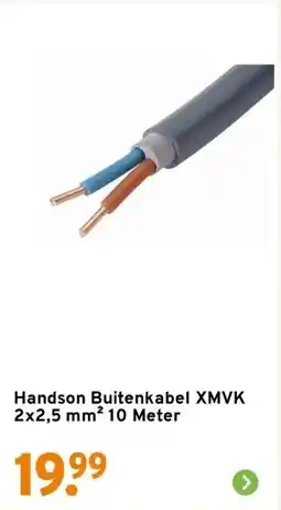 GAMMA Handson Buitenkabel XMVK 2x2,5 mm² 10 Meter aanbieding