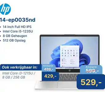 Levix Computershop hp 14-ep0035nd aanbieding