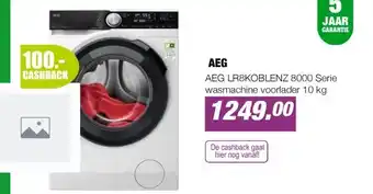 EP AEG LR8KOBLENZ 8000 Serie wasmachine voorlader 10 kg aanbieding