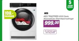 EP AEG TR86TRIER 8000 Serie AbsoluteCare Warmtepompdroger aanbieding