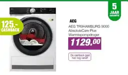EP AEG TR9HAMBURG 9000 AbsoluteCare Plus Warmtepompdroger aanbieding