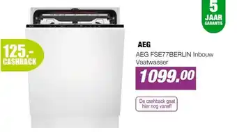 EP AEG FSE77BERLIN Inbouw Vaatwasser aanbieding