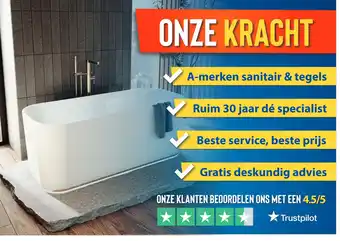 Sani-Dump ONZE KRACHT aanbieding