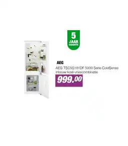 EP AEG TSC5S181DF 5000 Serie ColdSense inbouw koel-vriescombinatie aanbieding