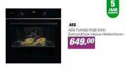 EP AEG TU5AB21FSB 5000 SurroundCook Inbouw Heteluchtoven aanbieding