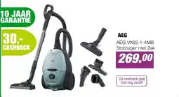 EP AEG VX82-1-4MB Stofzuiger met Zak aanbieding