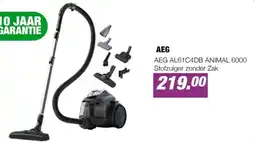 EP AEG AL61C4DB ANIMAL 6000 Stofzuiger zonder Zak aanbieding