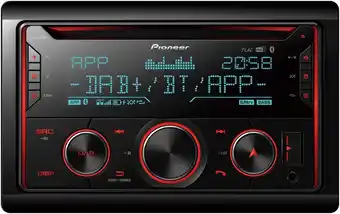 Amazon Pioneer FH-S820DAB Dubbele DIN autoradio DAB+ tuner, Bluetooth -handsfree, AppRadio aanbieding