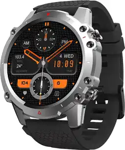 Bol.com Cinturio Explorer Smartwatch - HD Scherm - Met twee bandjes - Voor heren en voor dames aanbieding