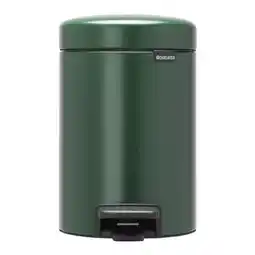 Amazon Brabantia NewIcon Prullenbak, Kunststof Binnenemmer, Matt Black, 3 Liter aanbieding