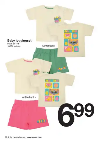 Zeeman Baby joggingset aanbieding