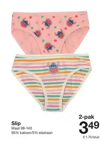 Zeeman Slip aanbieding