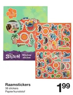 Zeeman Raamstickers aanbieding
