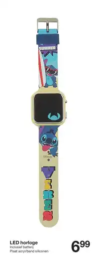 Zeeman LED horloge aanbieding