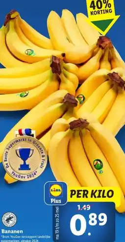 Lidl Bananen aanbieding