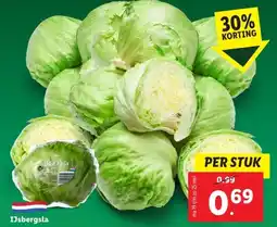 Lidl IJsbergsla aanbieding