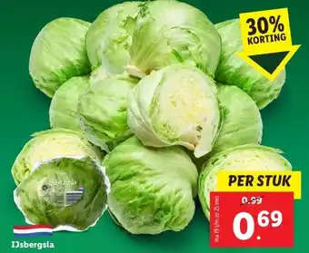 Lidl IJsbergsla aanbieding