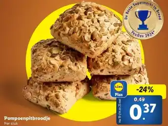 Lidl Pompoenpitbroodje aanbieding