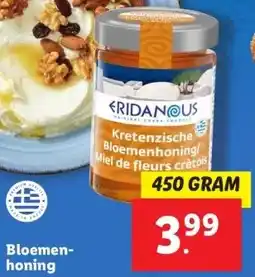 Lidl Bloemen- honing aanbieding