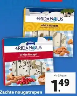 Lidl Zachte nougatrepen aanbieding