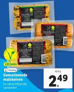 Lidl Gemarineerde maiskolven aanbieding