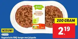 Lidl Vegetarische BBQ-burger met jalapeño aanbieding