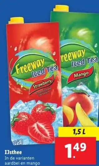 Lidl IJsthee aanbieding
