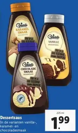 Lidl Dessertsaus aanbieding