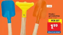Lidl Kinder- gereedschap aanbieding