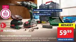 Lidl Accu-schroefboormachineset aanbieding