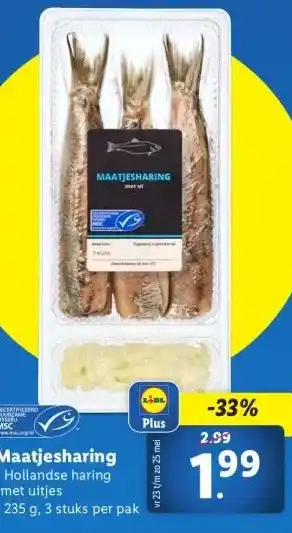 Lidl Maatjesharing aanbieding