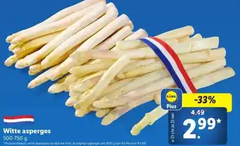 Lidl Witte asperges aanbieding