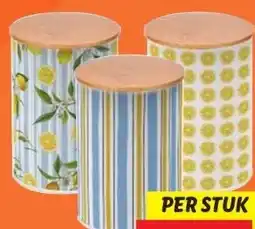 Lidl Metalen voorraadpot aanbieding