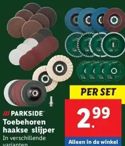 Lidl Toebehoren haakse slijper aanbieding