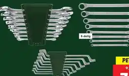 Lidl Steek-, ring- of steek/ringsleutelset aanbieding